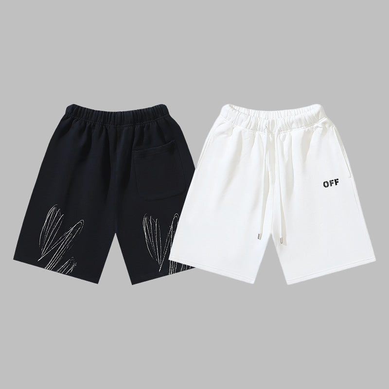 OFF-WHITE Men's and Women's Casual Shorts