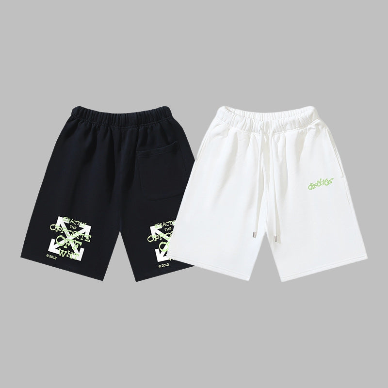 OFF-WHITE Men's and Women's Casual Shorts