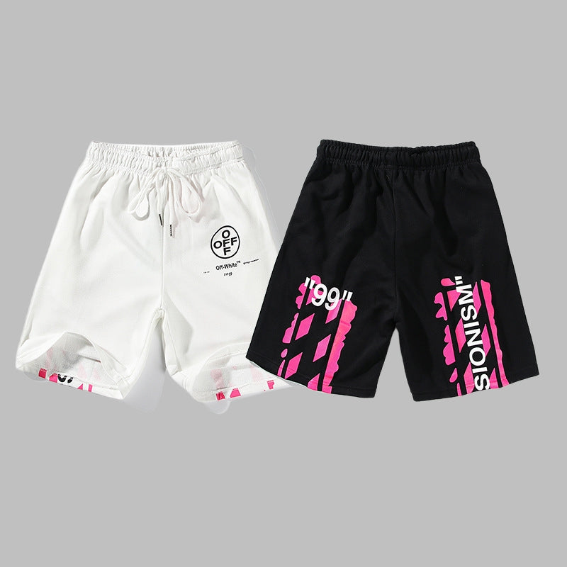 OFF-WHITE Men's and Women's Casual Shorts