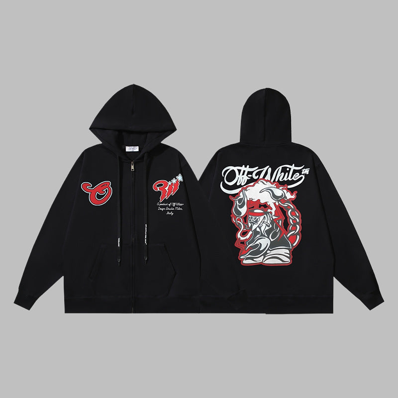OFF-WHITE Men's and Women's  Hoodie