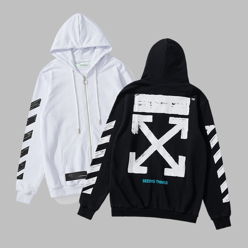 OFF-WHITE Men's and Women's  Hoodie