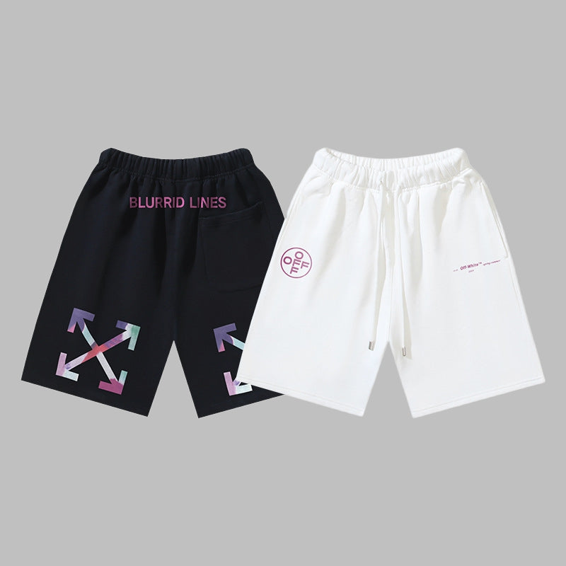 OFF-WHITE Men's and Women's Casual Shorts