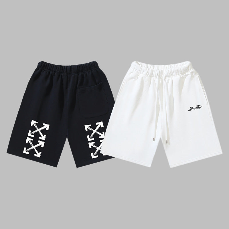 OFF-WHITE Men's and Women's Casual Shorts