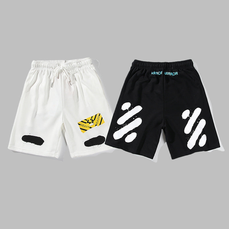 OFF-WHITE Men's and Women's Casual Shorts