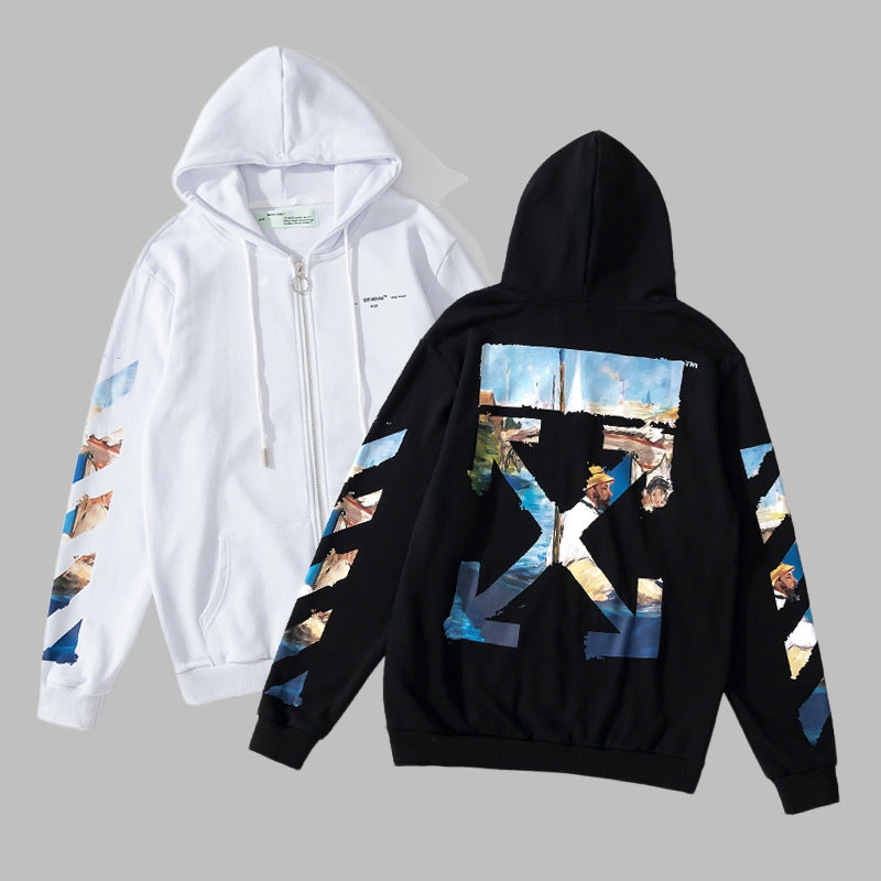 OFF-WHITE Men's and Women's  Hoodie