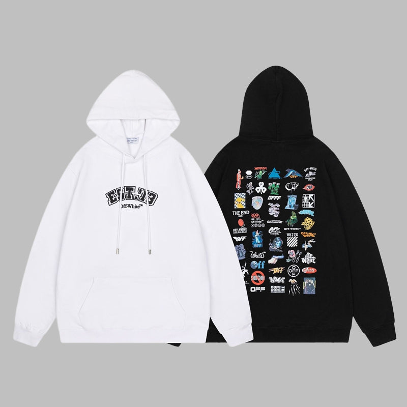 OFF-WHITE Men's and Women's  Hoodie