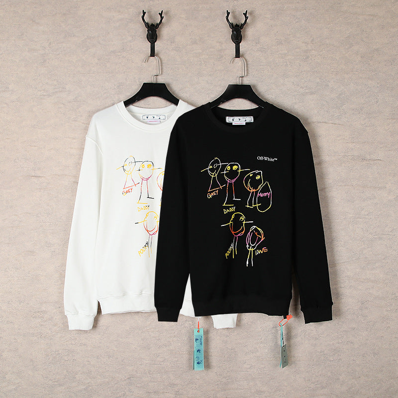 OFF-WHITE Men's and Women's  Hoodie