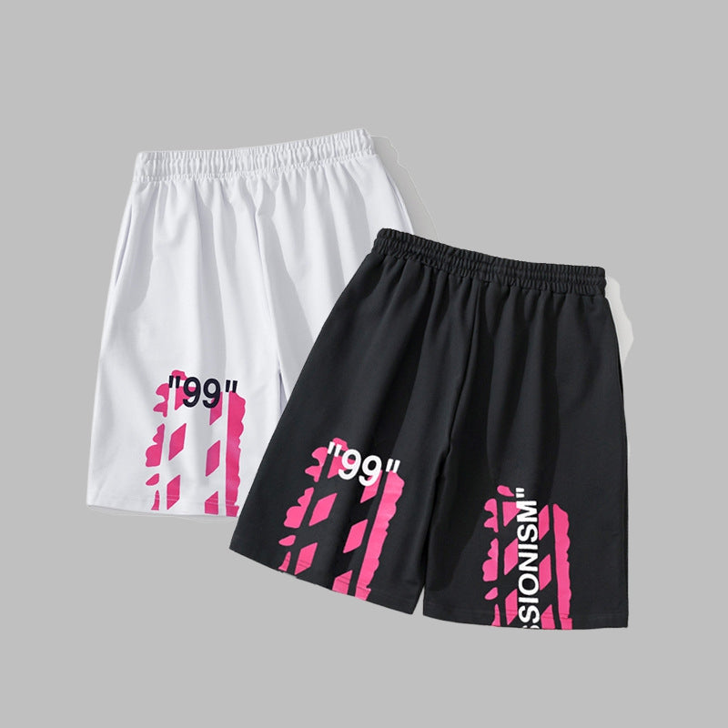 OFF-WHITE Men's and Women's Casual Shorts