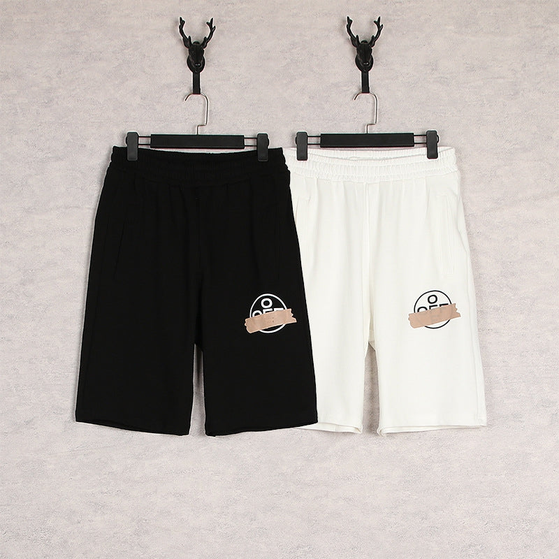 OFF-WHITE Men's and Women's Casual Shorts