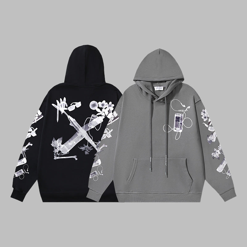 OFF-WHITE Men's and Women's  Hoodie