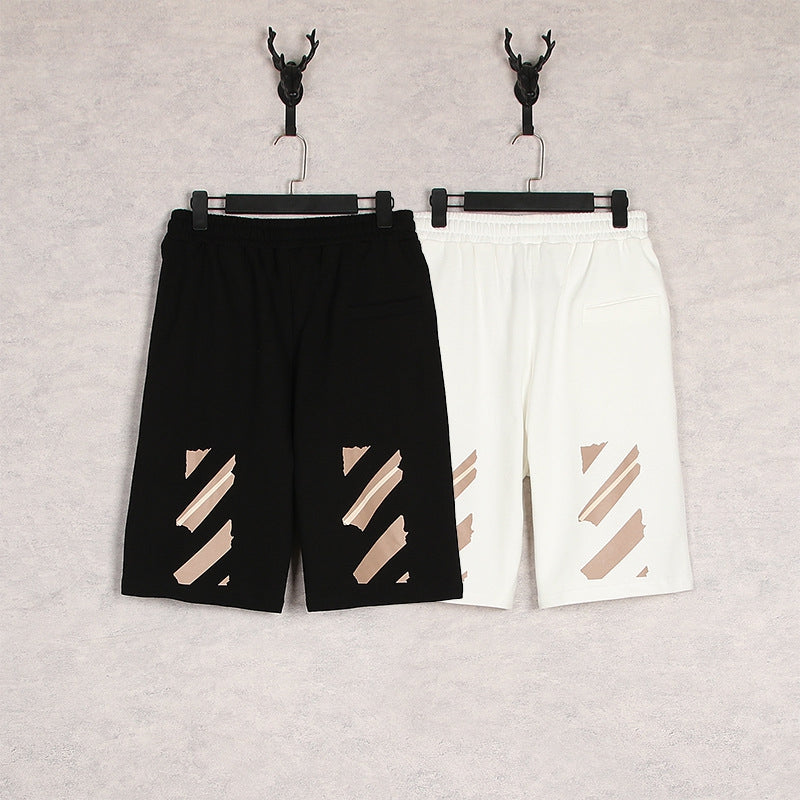 OFF-WHITE Men's and Women's Casual Shorts
