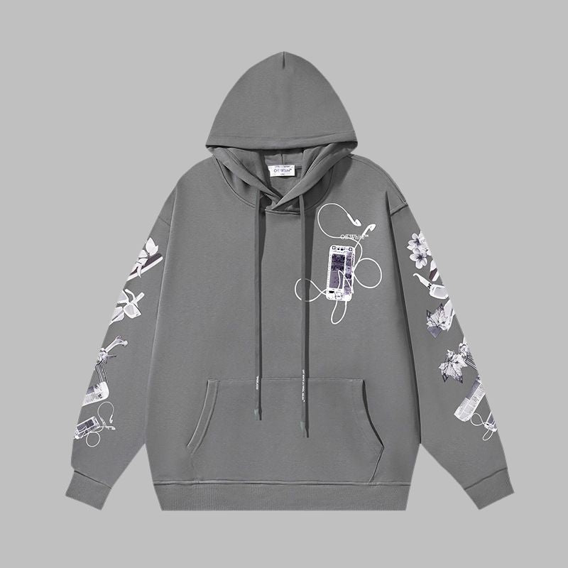 OFF-WHITE Men's and Women's  Hoodie