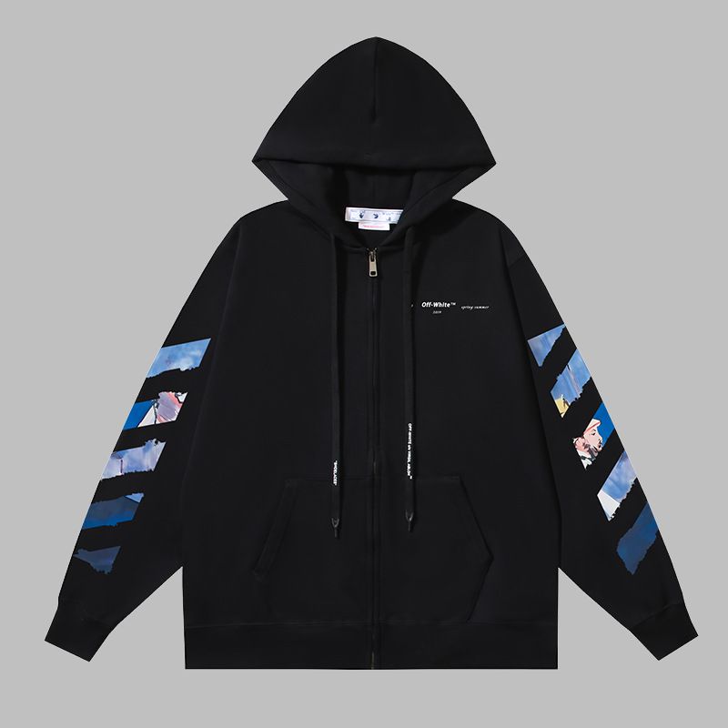 OFF-WHITE Men's and Women's  Hoodie