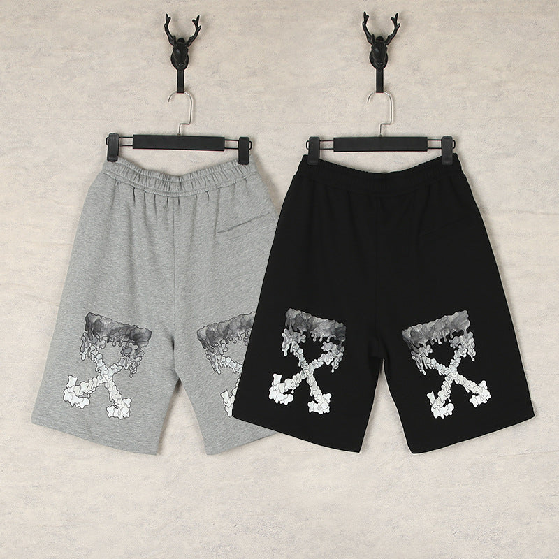 OFF-WHITE Men's and Women's Casual Shorts