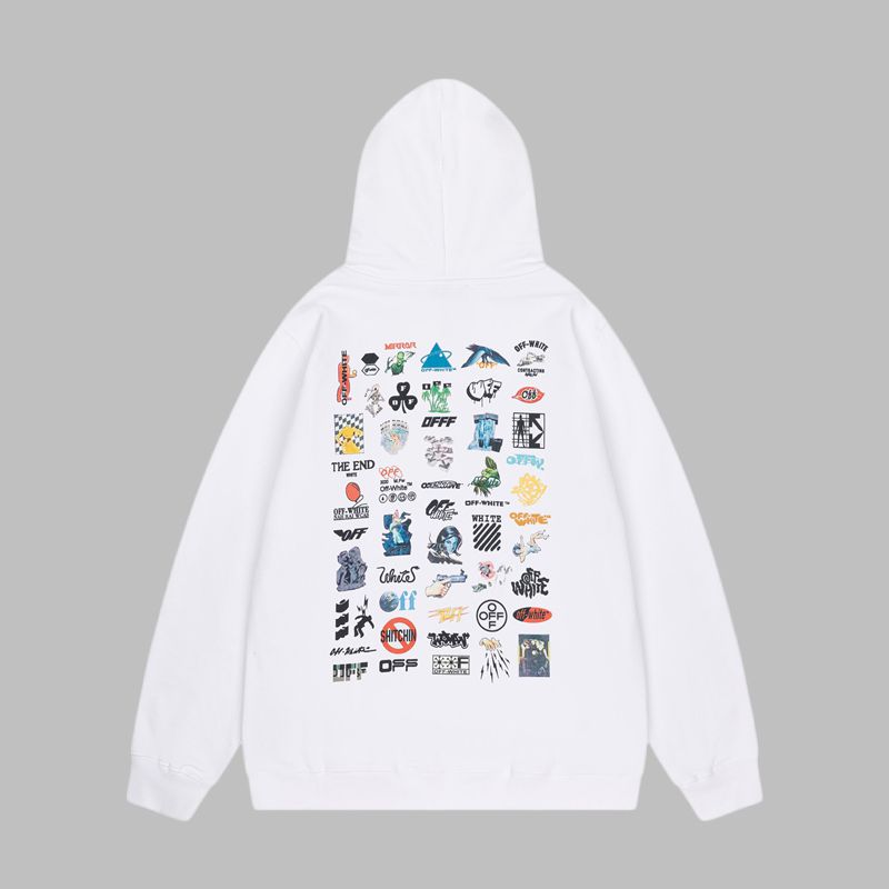 OFF-WHITE Men's and Women's  Hoodie