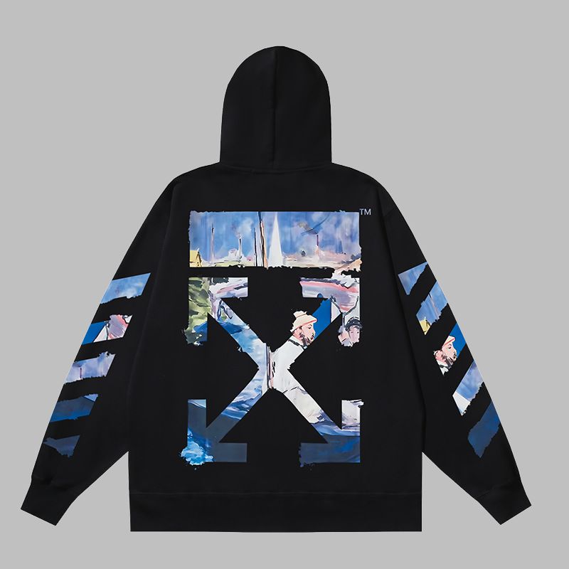 OFF-WHITE Men's and Women's  Hoodie