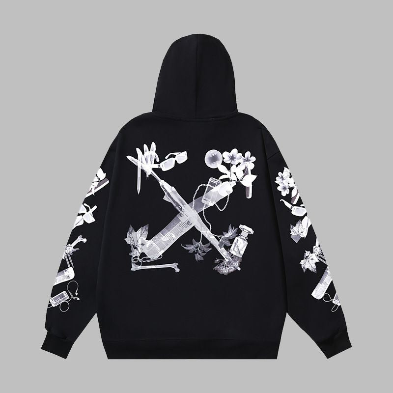 OFF-WHITE Men's and Women's  Hoodie
