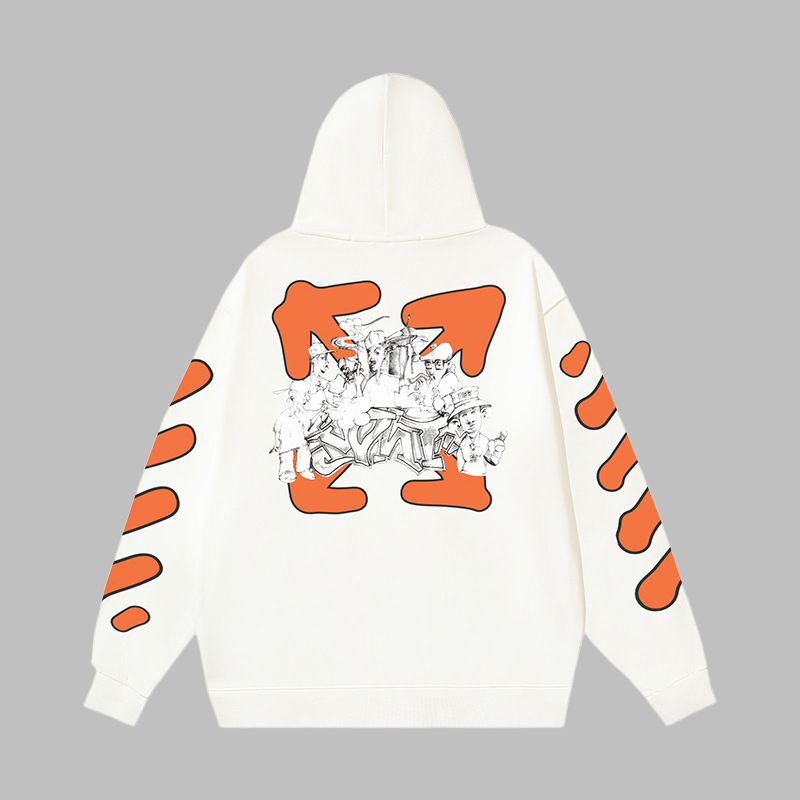 OFF-WHITE Men's and Women's  Hoodie