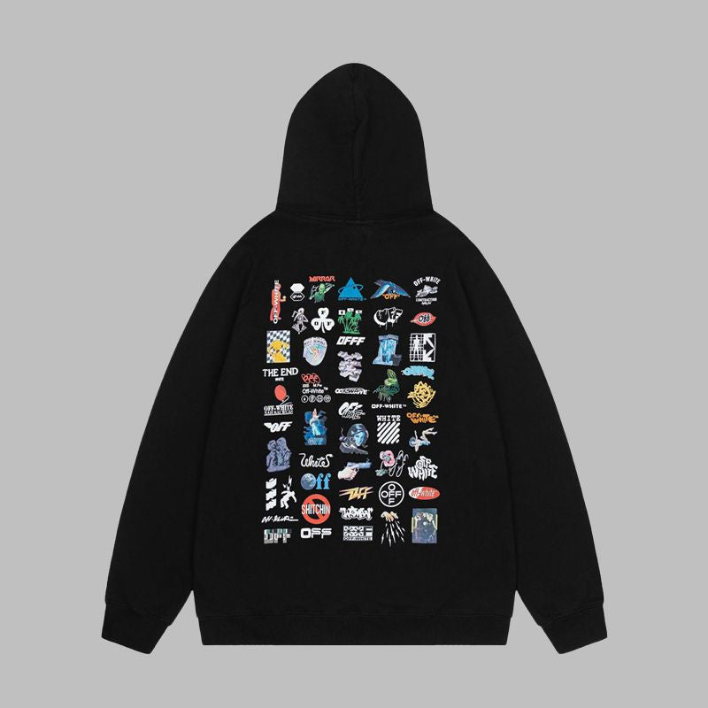 OFF-WHITE Men's and Women's  Hoodie