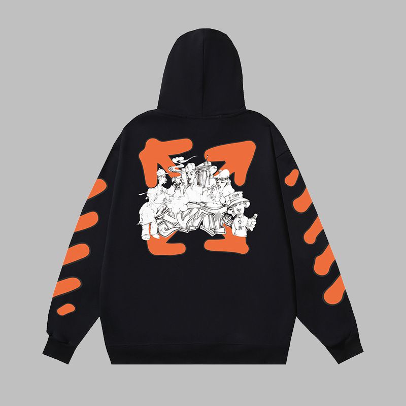 OFF-WHITE Men's and Women's  Hoodie