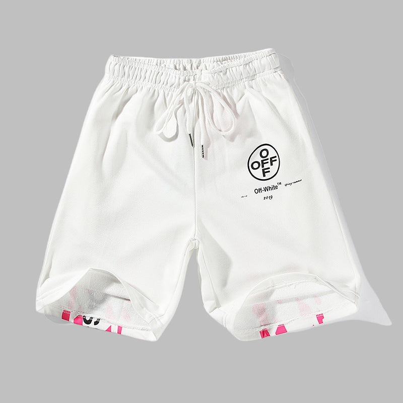 OFF-WHITE Men's and Women's Casual Shorts