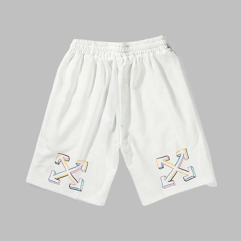 OFF-WHITE Men's and Women's Casual Shorts