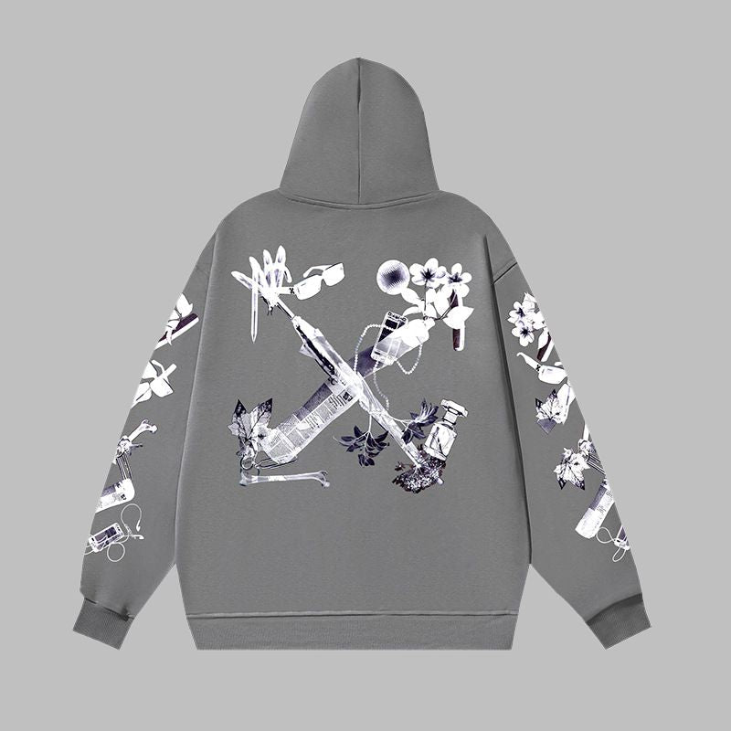 OFF-WHITE Men's and Women's  Hoodie