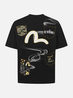 2026 Evisu Men's & Women's New T-Shirt