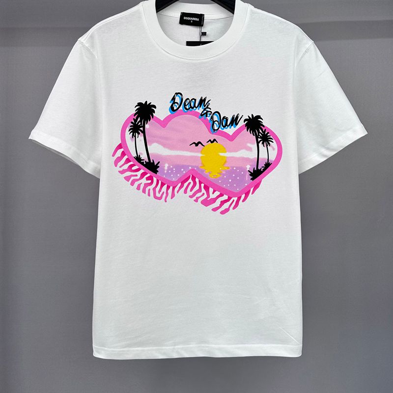 2026-12 DSQ2 New Men's Short Sleeve T-Shirt
